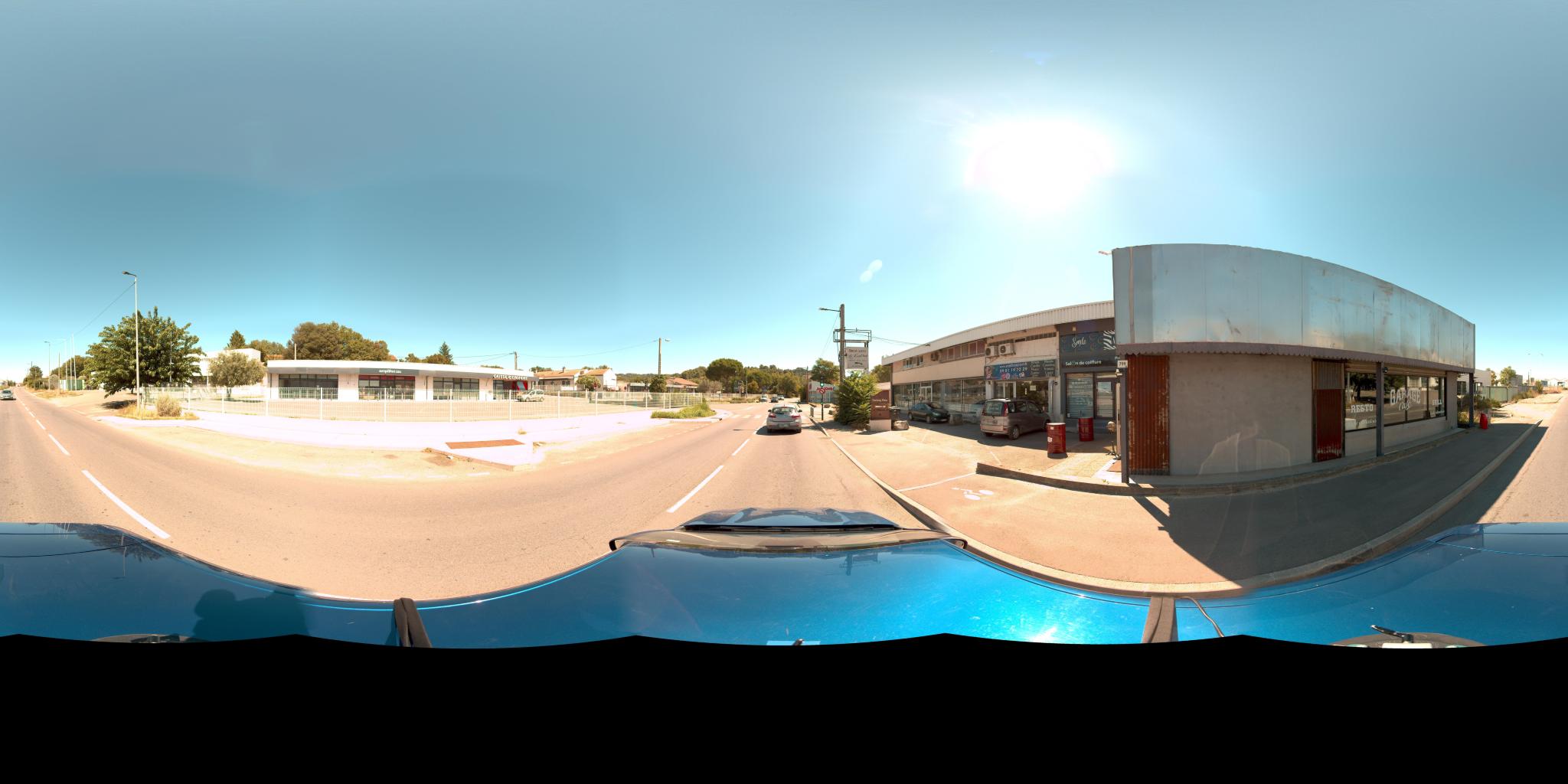 Vue de la rue du spot Yakha sport