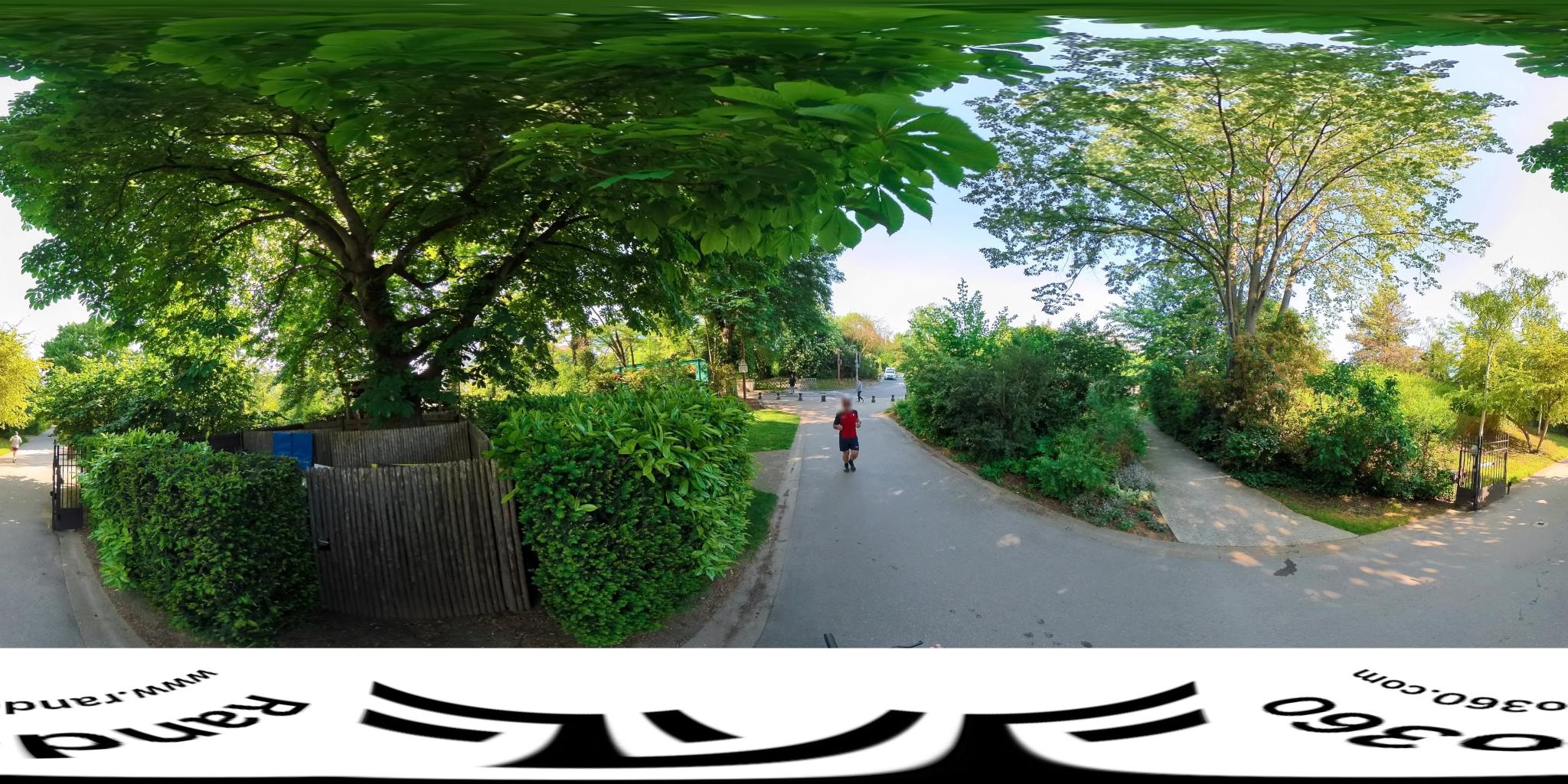 Vue de la rue du spot Mail des Hirondelles