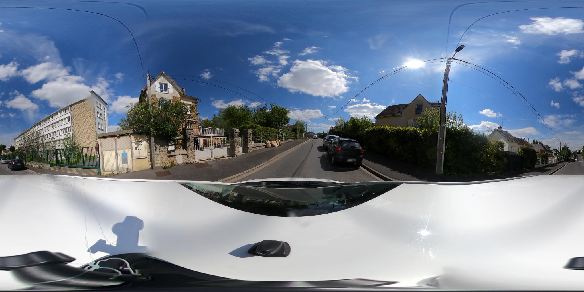 Vue de la rue du spot Gymnase Marie Laurencin