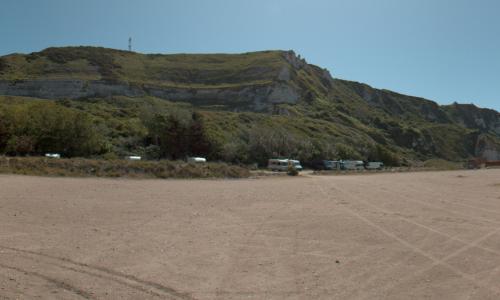 Parking de la plage d'Antifer