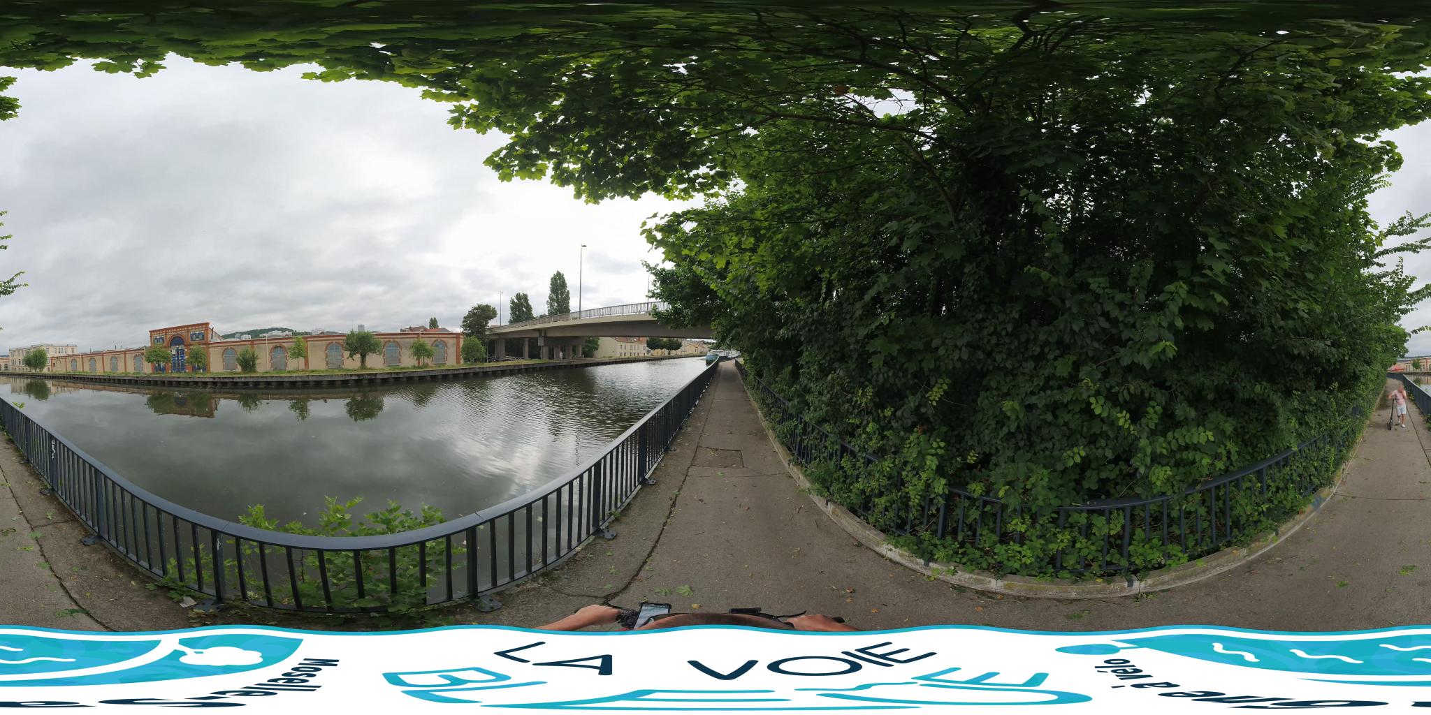 Viaduc Louis Marin, coin nature à Nancy