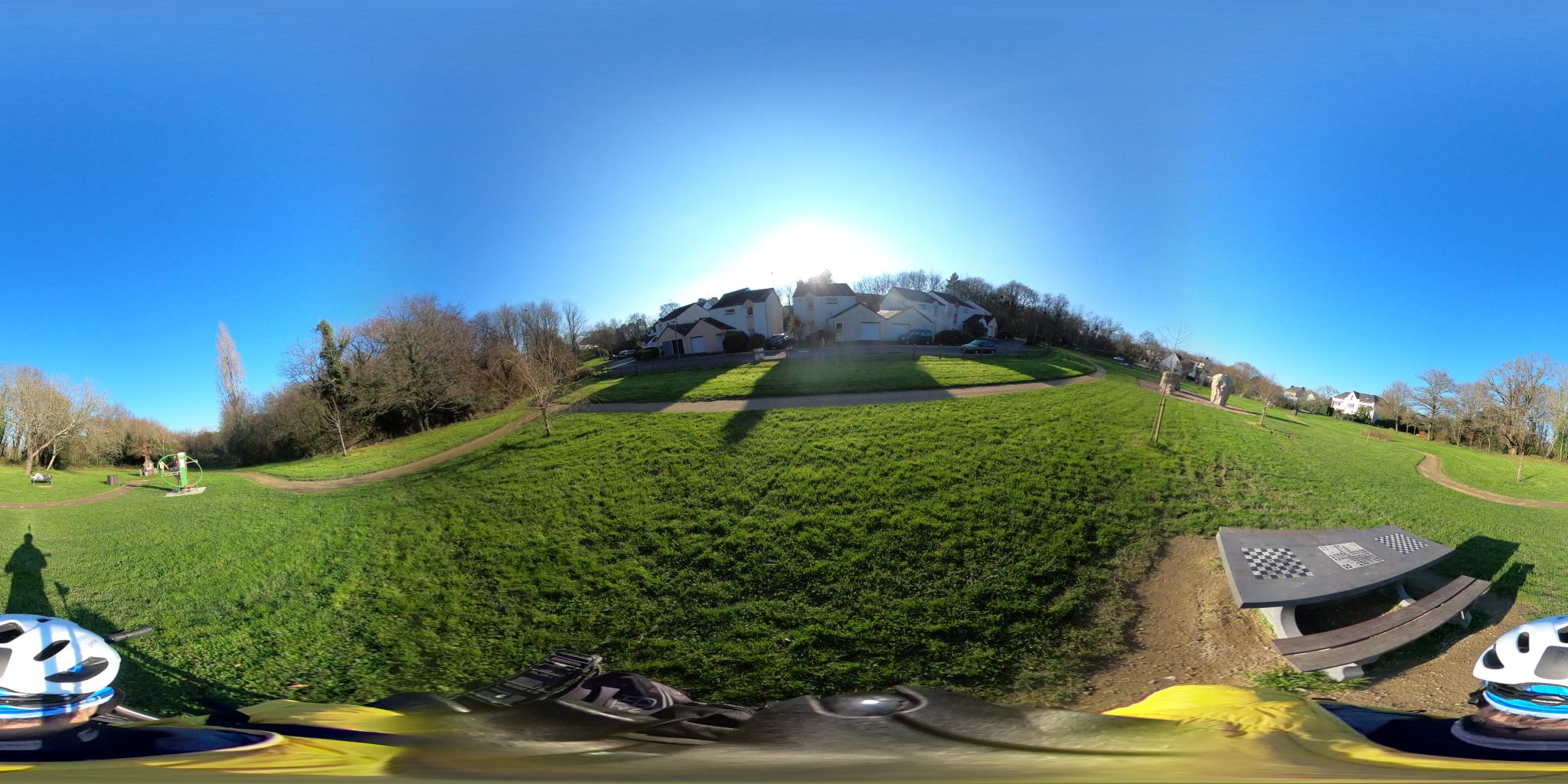 Vue de la rue du spot Parc Treulen