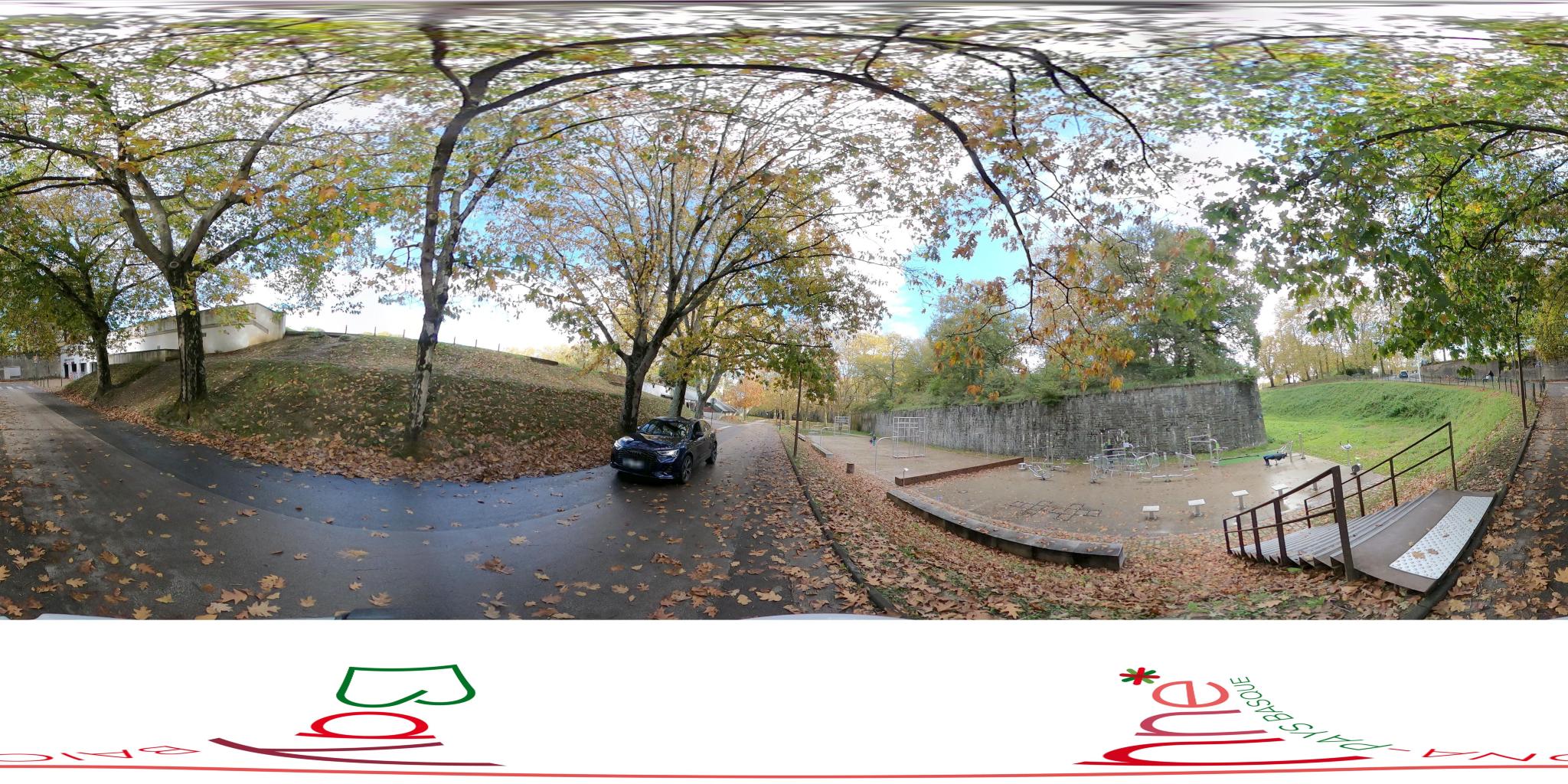 Vue de la rue du spot Jardin botanique