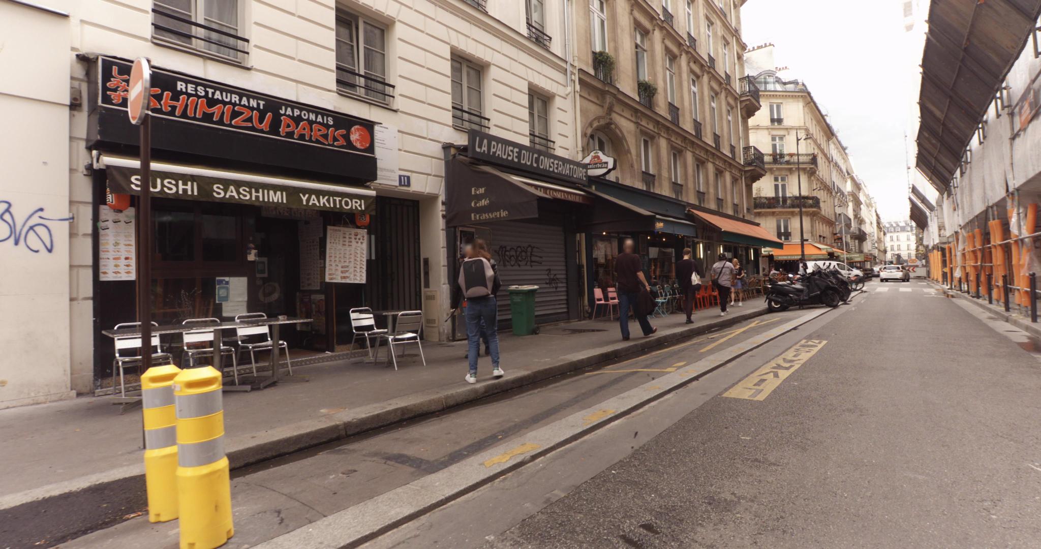 La rue de O My Hair à Paris