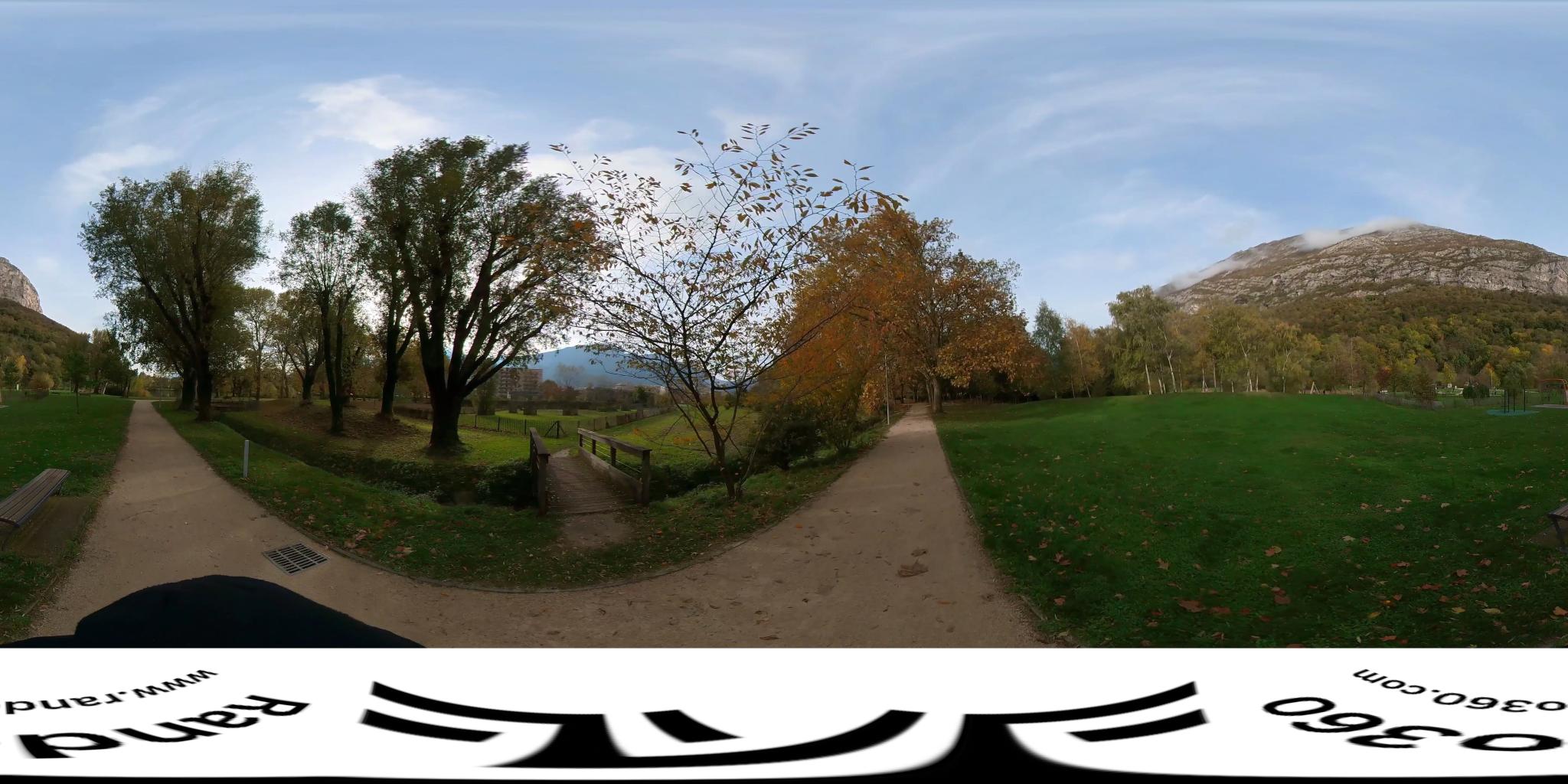 Vue de la rue du spot Parc Fiancey