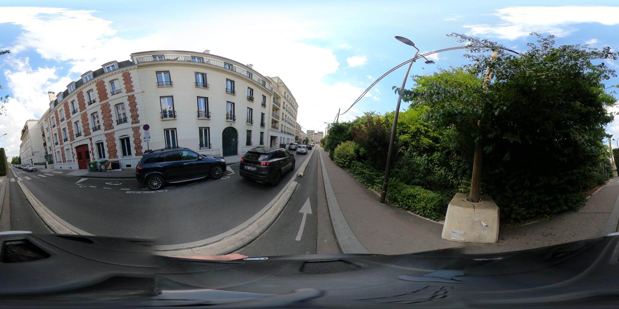 Vue de la rue du spot Jardin du Midi