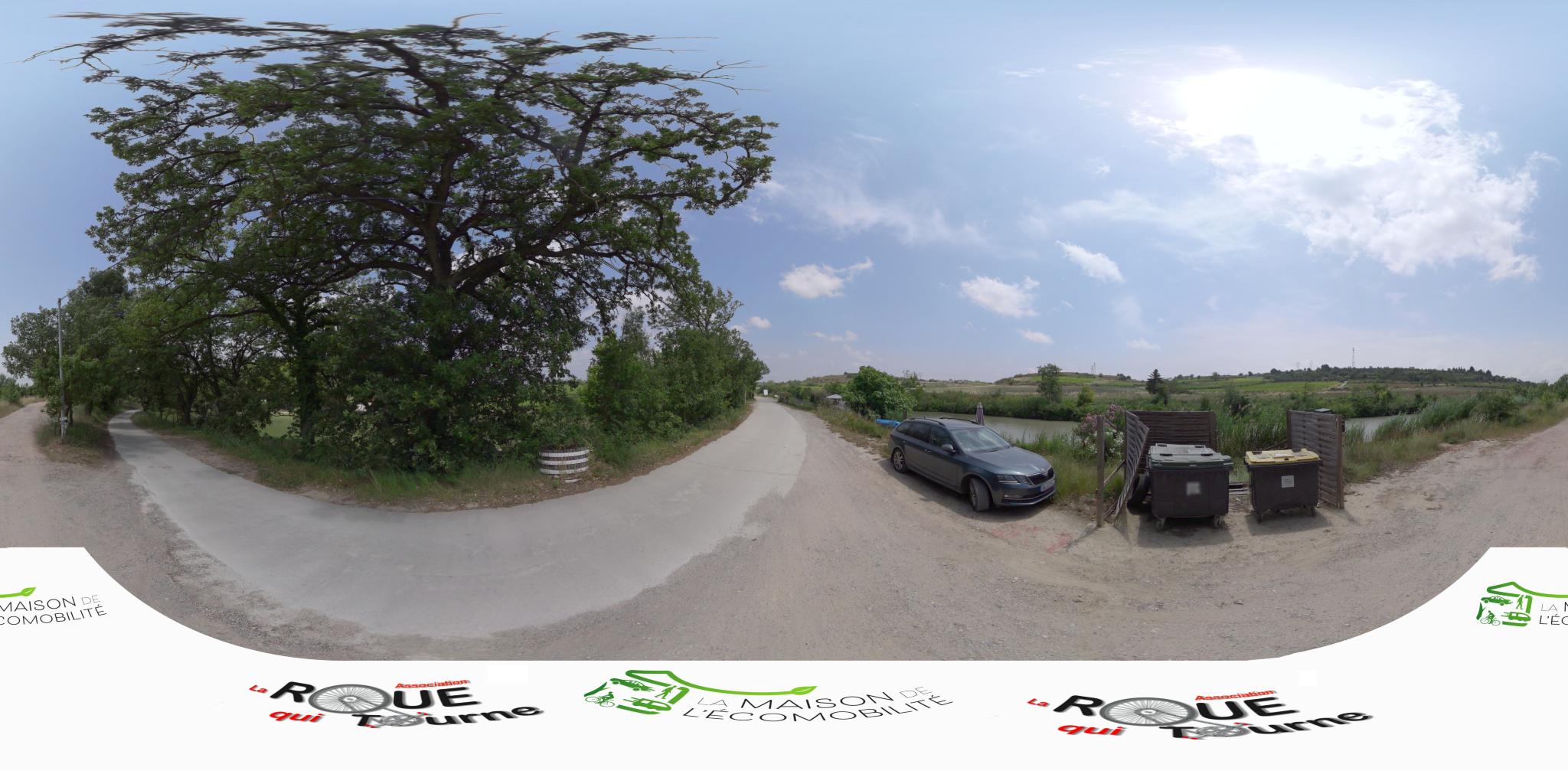 Vue de la rue du spot Street workout Capestang, Chemin de Guéry, Chemin de Guéry (4)