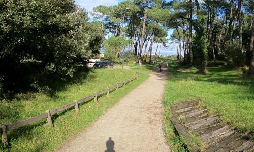 Forêt de Chiberta, parking