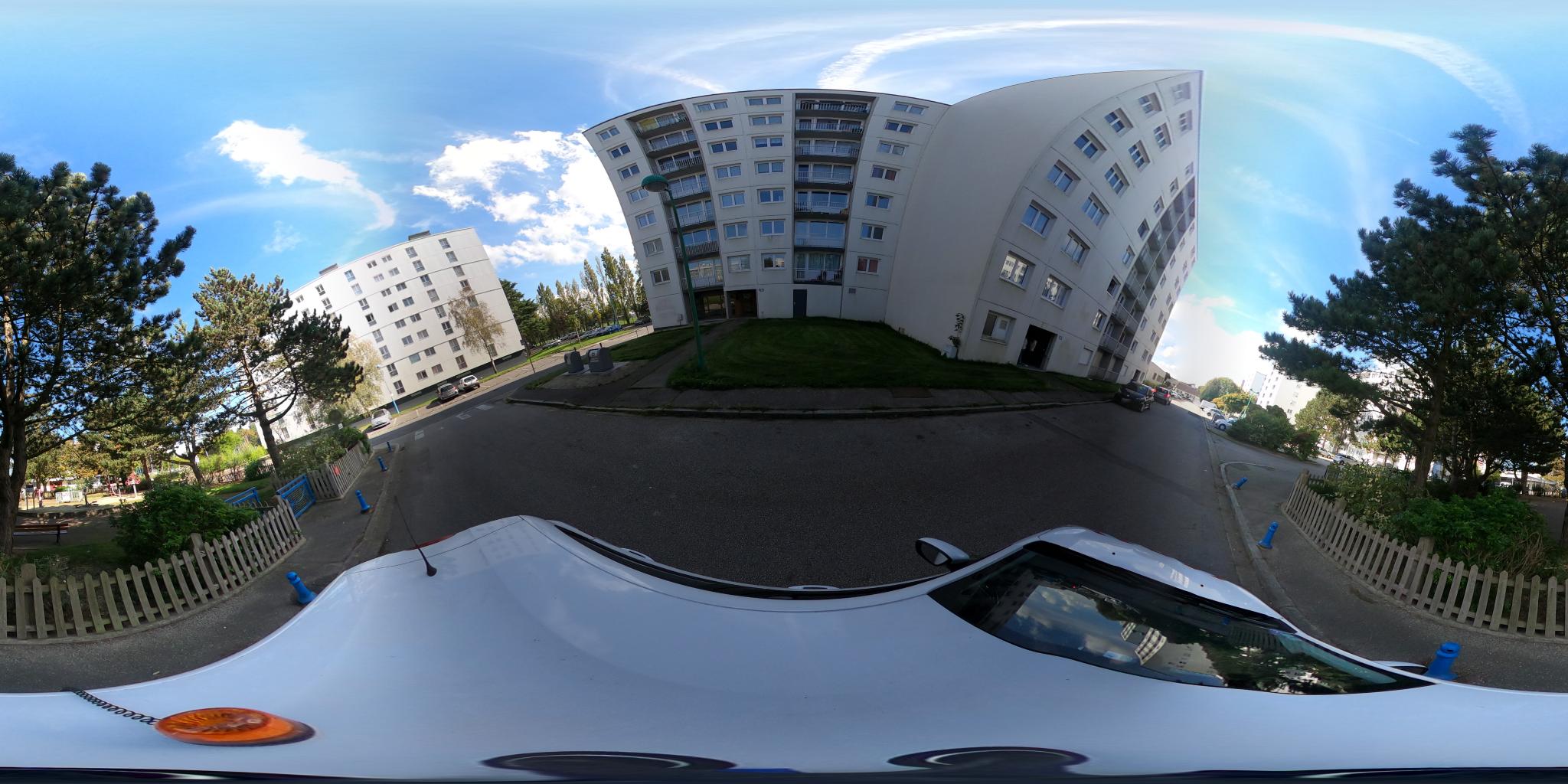 Vue de la rue du spot Stade de la Manécierie