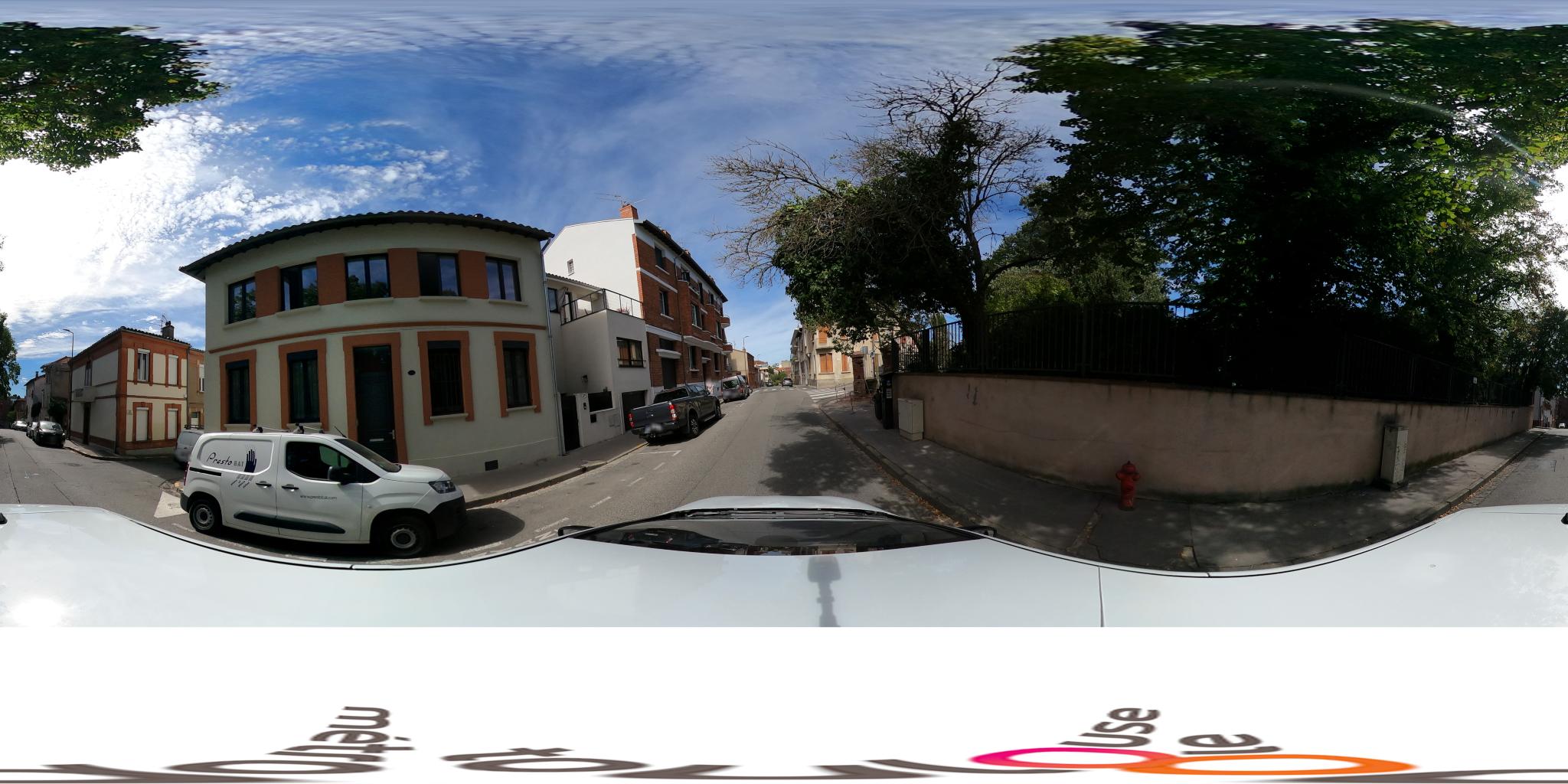 Vue de la rue du spot Station Fitness Jardin Saccarin