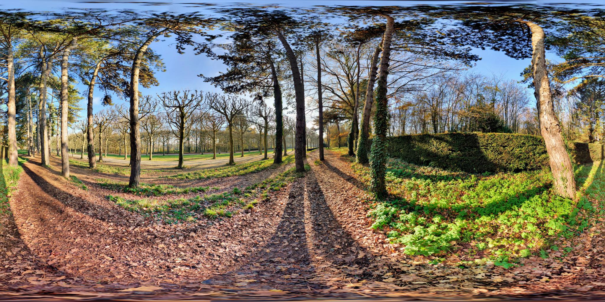 Vue de la rue du spot Street workout Sceaux