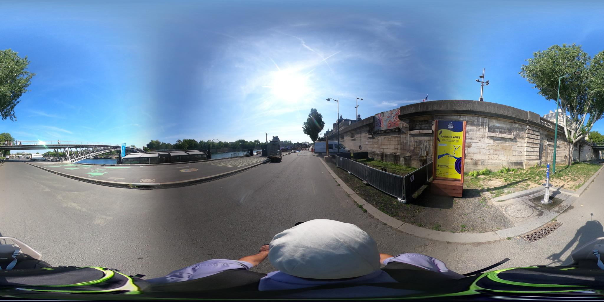 Vue de la rue du spot Potager