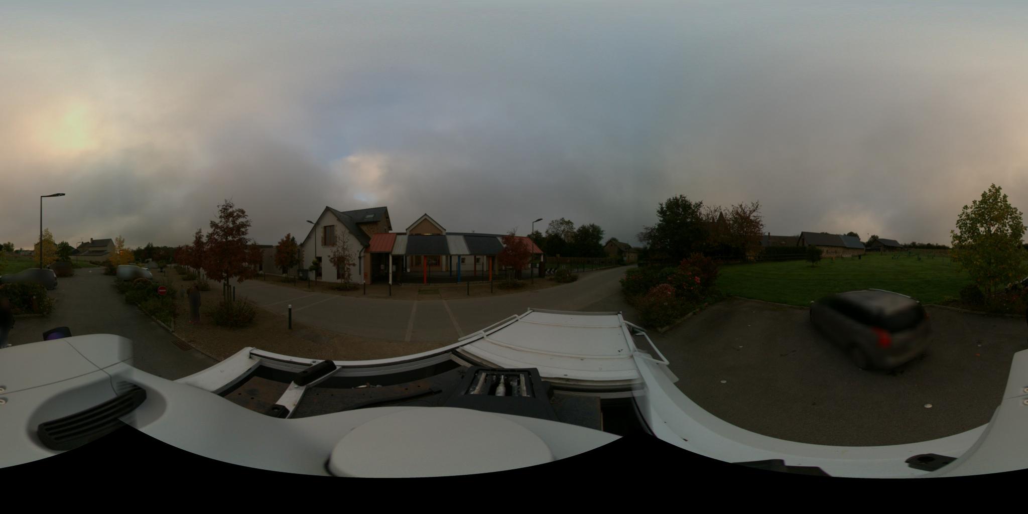 Vue de la rue du spot Street workout Beaulieu-sur-Oudon, Rue de Bretagne