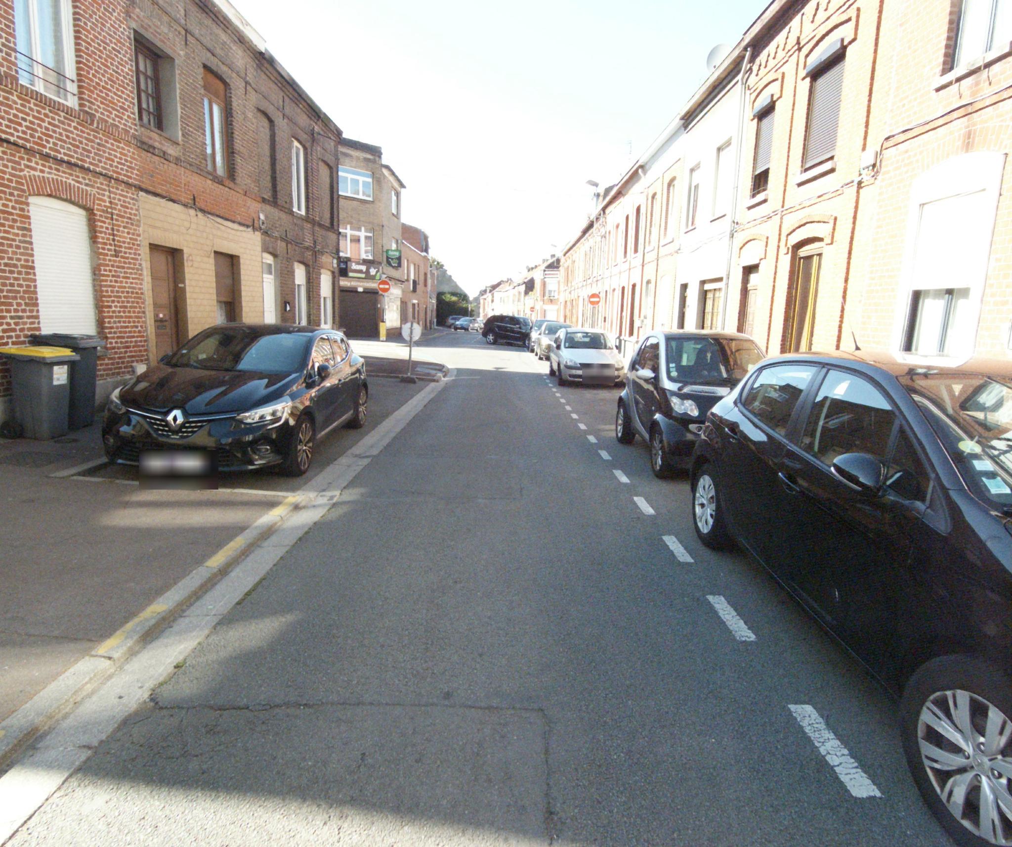 La rue de Hair Parady&rsquo;S à Tourcoing