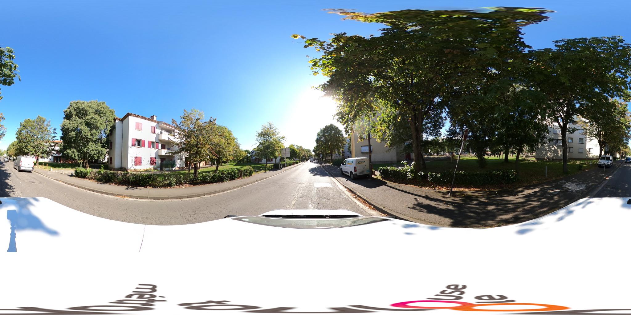 Vue de la rue du spot Station Fitness Papus "Prairie du Béarn"