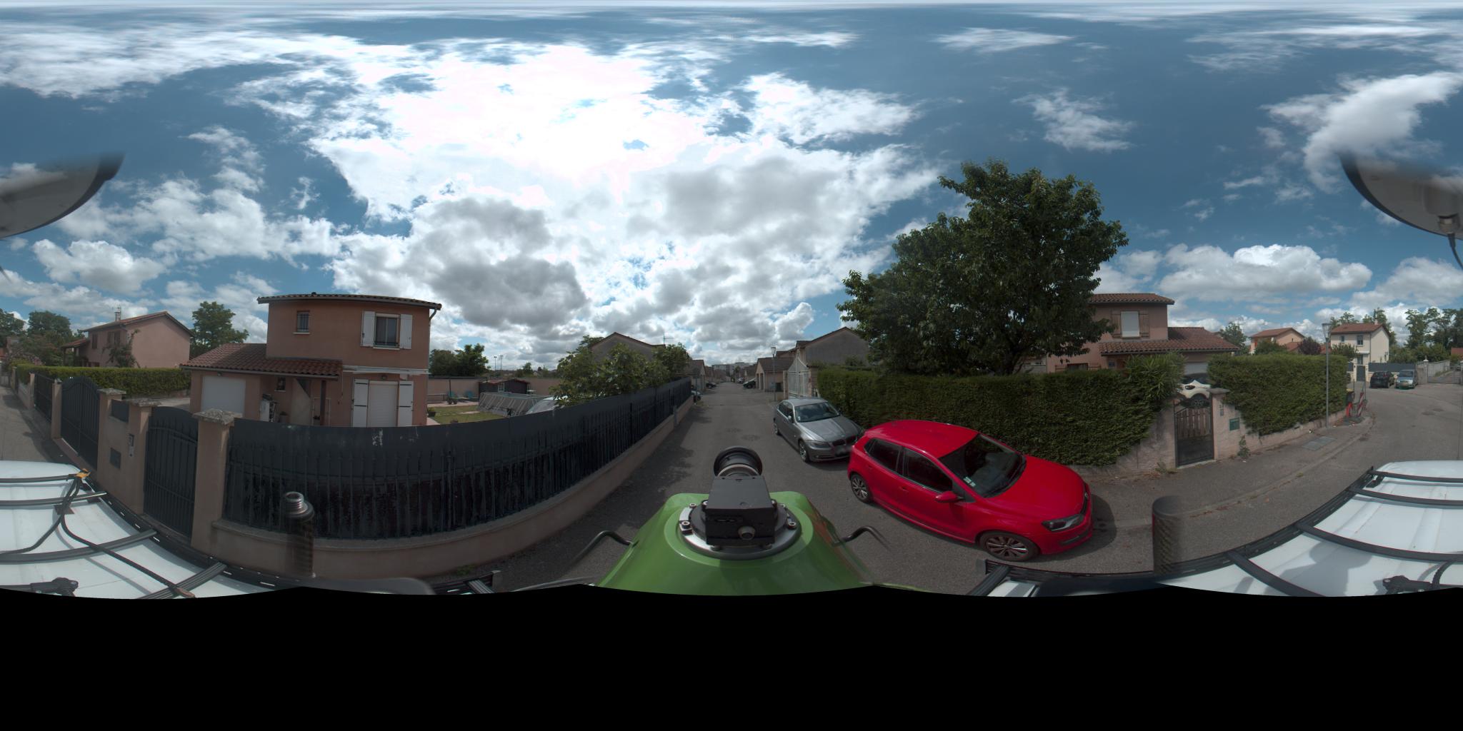 Vue de la rue du spot Espace public multisport inclusif