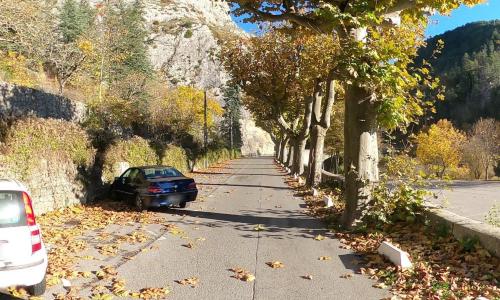 Aire camping-car Aire camping-cars La Boudousque - Castellane