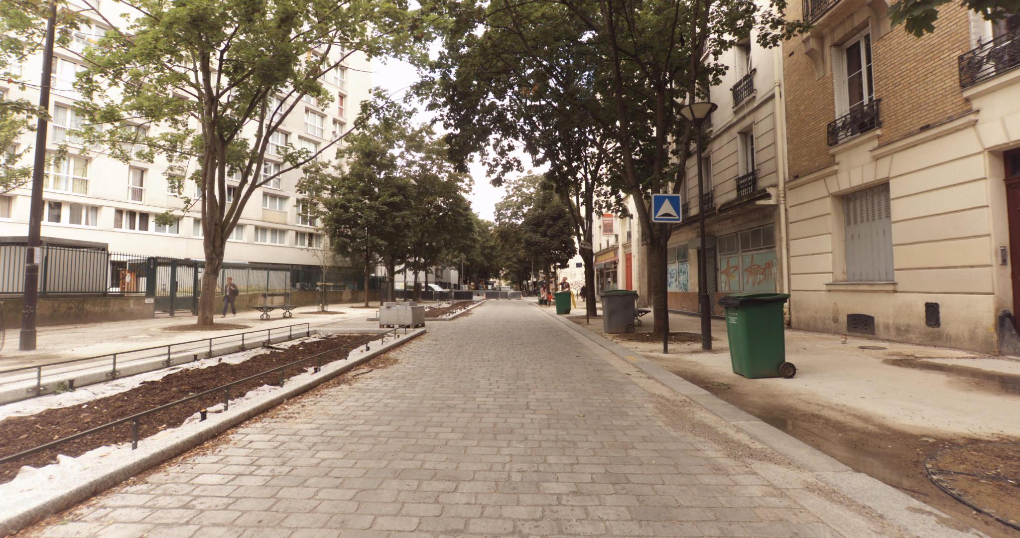La rue de Roger Cho Hair à Paris
